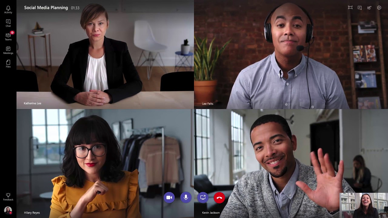 Microsoft Teams Video Conferencing
