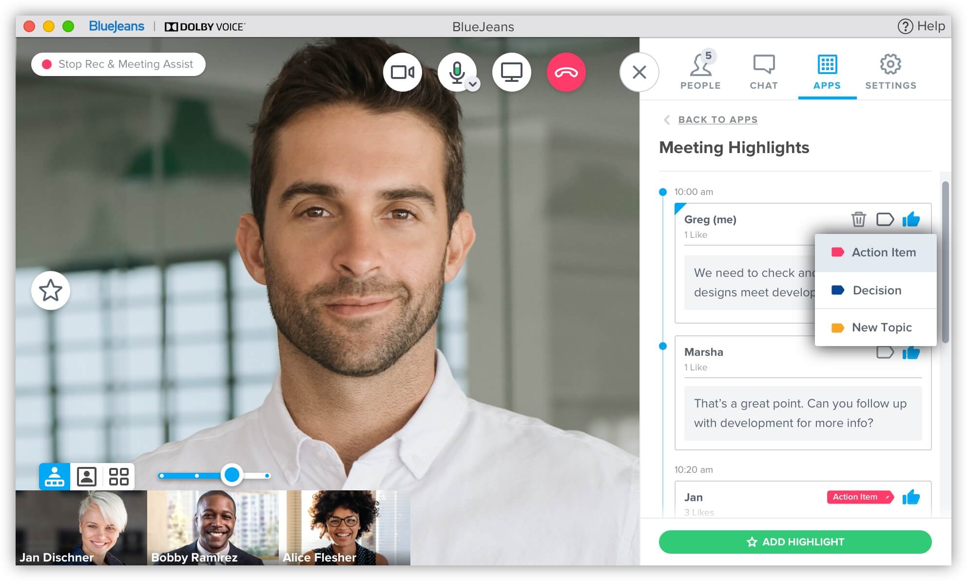 BlueJeans Meeting Management Software