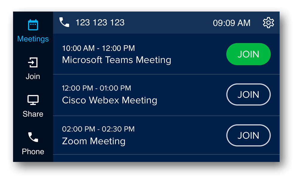 Multi-Service Conference Room Systems