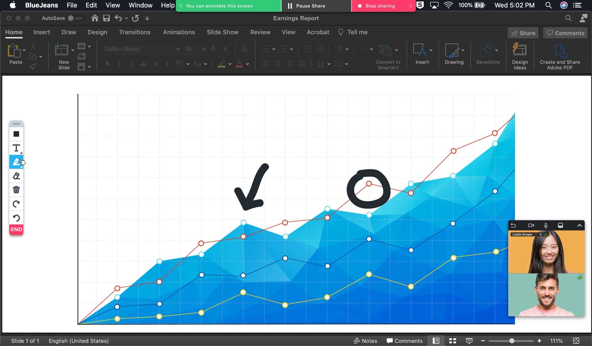 Virtual Meeting Screen Sharing Features