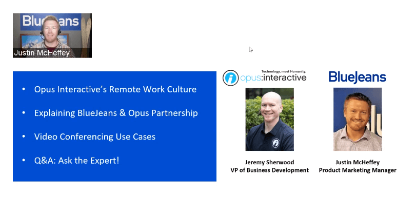 Opus Interactive & BlueJeans